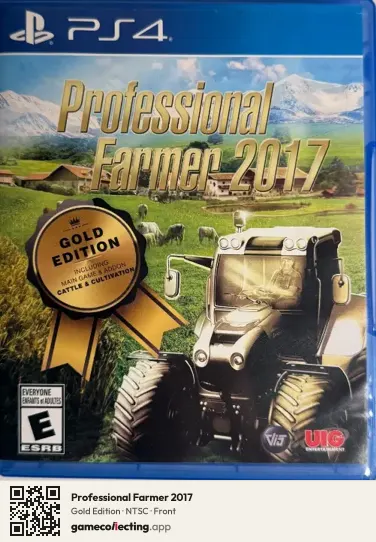 Professional Farmer 2017 PlayStation 4, NTSC box front