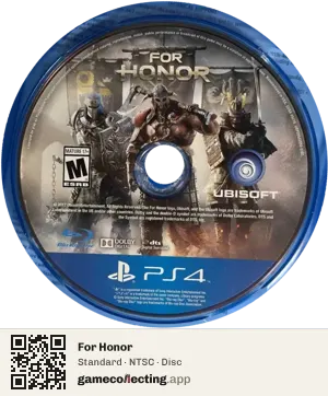 For Honor PlayStation 4, NTSC disc