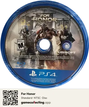 For Honor PlayStation 4, NTSC disc
