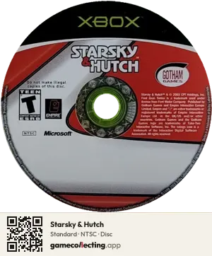 Starsky & Hutch Xbox, NTSC disc