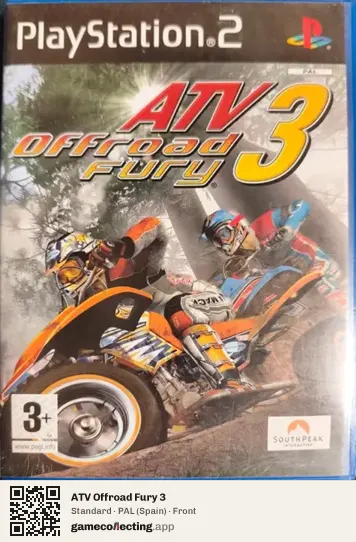 ATV Offroad Fury 3 PlayStation 2, Spain box front