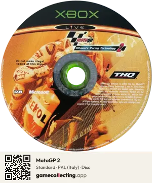 MotoGP 2 Xbox, PAL disc