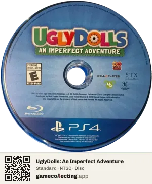 UglyDolls: An Imperfect Adventure PlayStation 4, NTSC disc