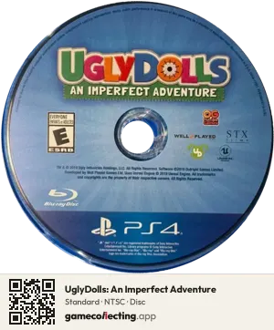 UglyDolls: An Imperfect Adventure PlayStation 4, NTSC disc