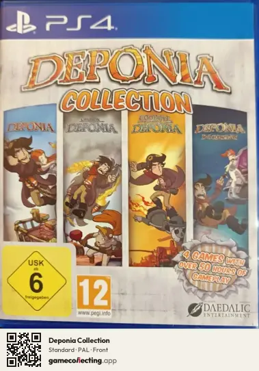 Deponia Collection PlayStation 4, PAL box front