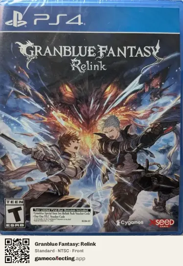 Granblue Fantasy: Relink PlayStation 4, NTSC box front