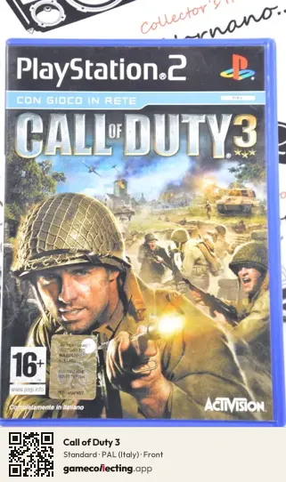 Call of Duty 3 PlayStation 2, Italy box front