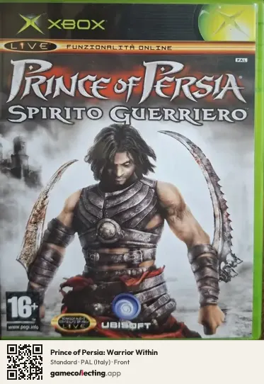 Prince of Persia: Warrior Within Xbox, Italy box front