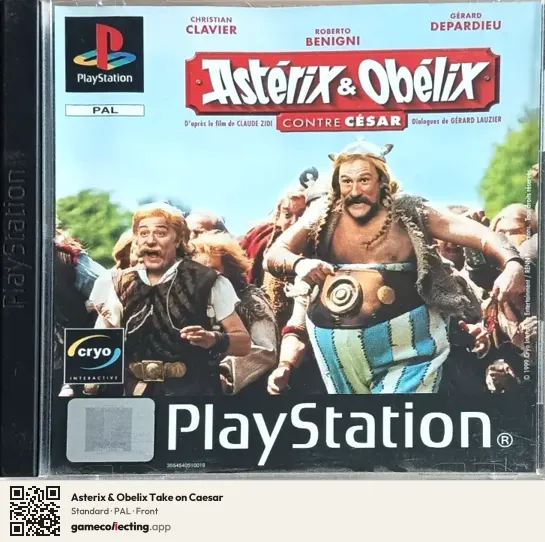 Asterix & Obelix Take on Caesar PlayStation, PAL box front