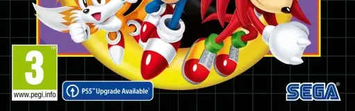 Sonic Origins Plus, the PEGI square on its front