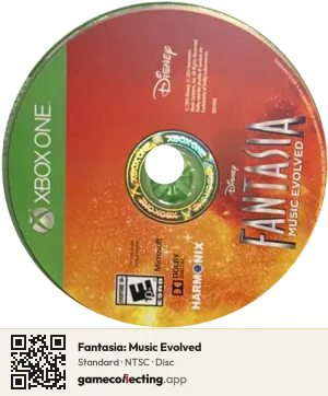 Fantasia: Music Evolved Xbox One, NTSC disc