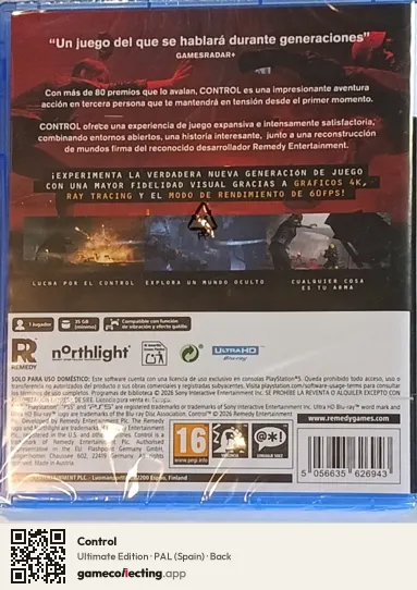 Control PlayStation 5, Spain box back
