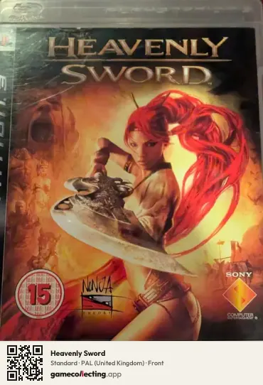 Heavenly Sword PlayStation 3, United Kingdom box front