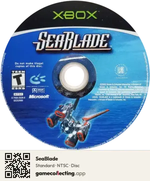 SeaBlade Xbox, NTSC disc