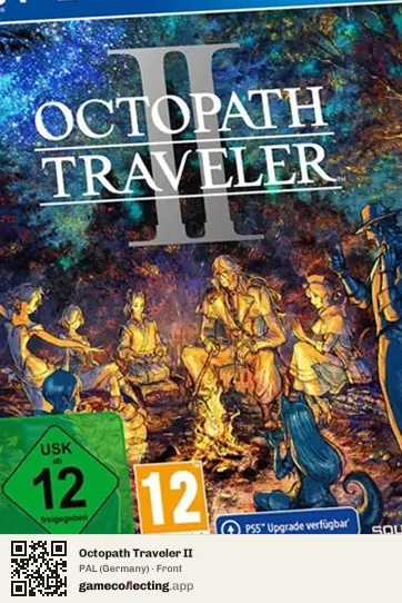 Octopath Traveler II PlayStation 4, Germany box front