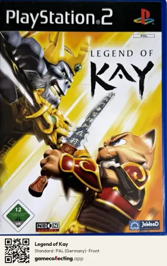 Legend of Kay PlayStation 2, Germany box front