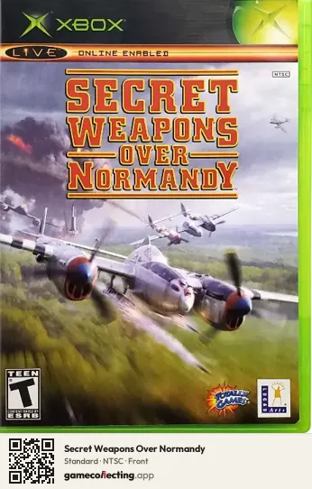 Secret Weapons Over Normandy Xbox, NTSC box front