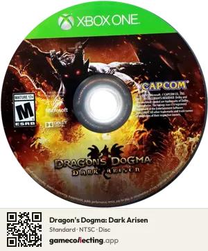 Dragon's Dogma: Dark Arisen Xbox One, NTSC disc
