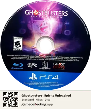 Ghostbusters: Spirits Unleashed PlayStation 4, NTSC disc