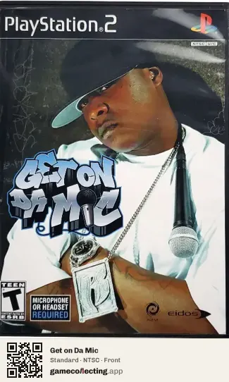 Get on Da Mic PlayStation 2, NTSC box front