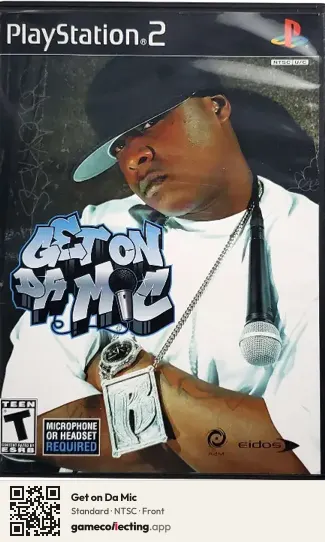 Get on Da Mic PlayStation 2, NTSC box front