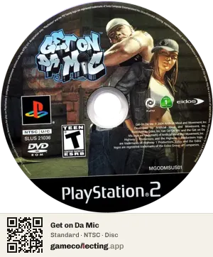 Get on Da Mic PlayStation 2, NTSC disc