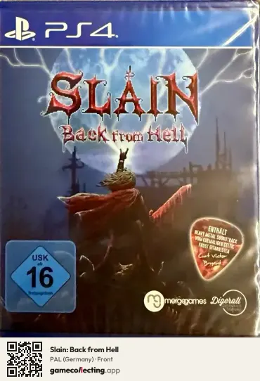 Slain: Back from Hell PlayStation 4, Germany box front