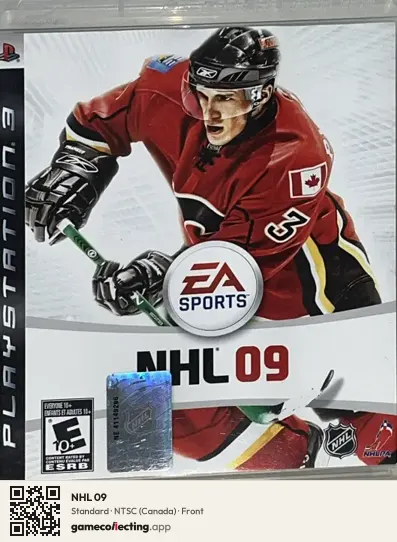 NHL 09 PlayStation 3, Canada box front
