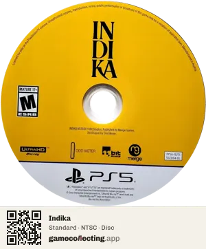 Indika PlayStation 5, NTSC disc