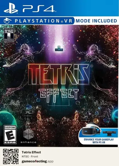 Tetris Effect PlayStation 4, NTSC box front