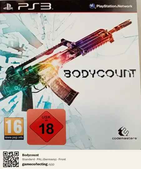 Bodycount PlayStation 3, Germany box front