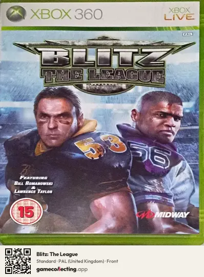 Blitz: The League Xbox 360, United Kingdom box front