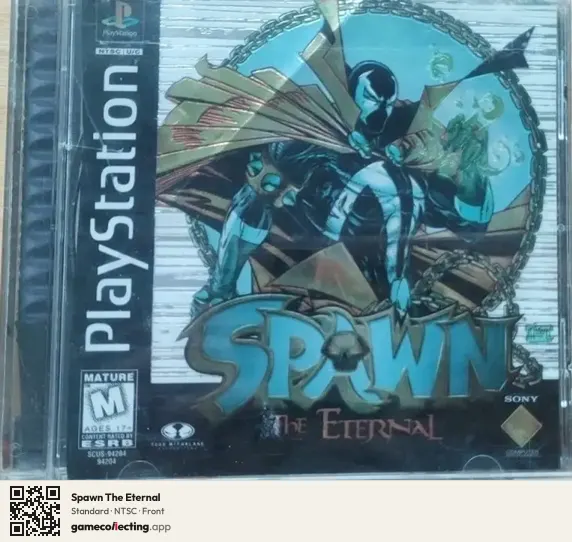 Spawn The Eternal PlayStation, NTSC box front