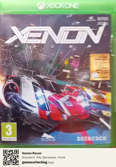 Xenon Racer Xbox One, Germany box front