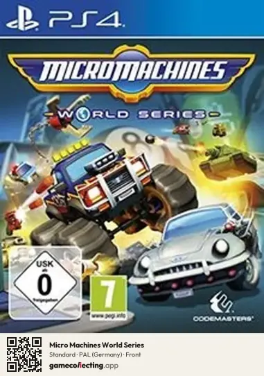 Micro Machines World Series PlayStation 4, Germany box front