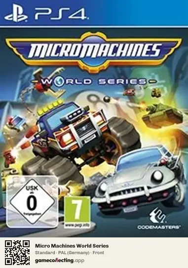 Micro Machines World Series PlayStation 4, Germany box front