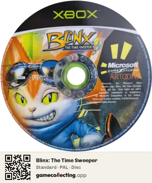 Blinx: The Time Sweeper Xbox, PAL disc