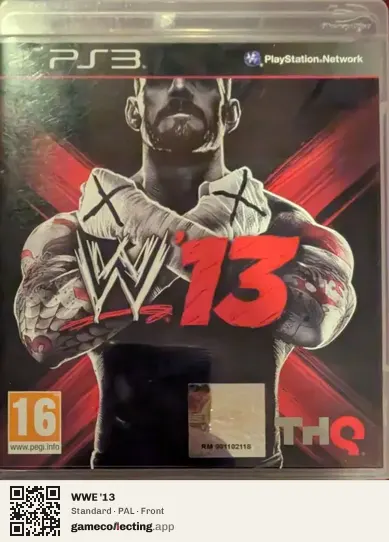 WWE '13 PlayStation 3, PAL box front