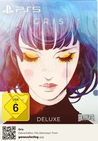 Gris PlayStation 5, Germany box front