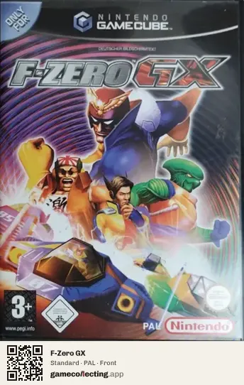 F-Zero GX Nintendo GameCube, PAL box front