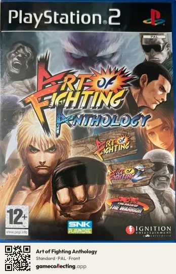 Art of Fighting Anthology PlayStation 2, PAL box front