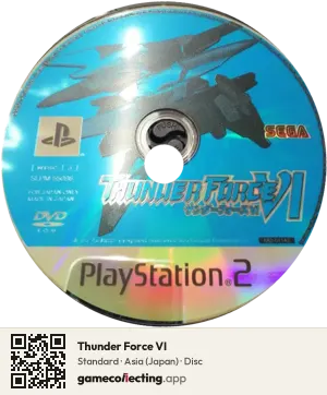 Thunder Force VI PlayStation 2, Asia disc