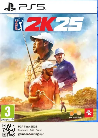 PGA Tour 2K25 PlayStation 5, PAL box front