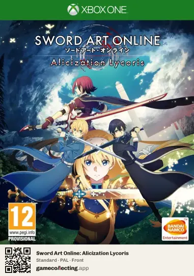 Sword Art Online: Alicization Lycoris Xbox One, PAL box front