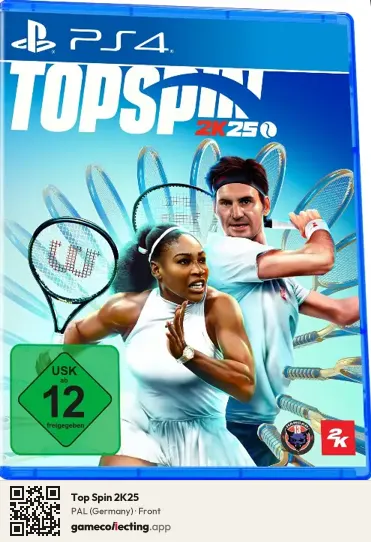 Top Spin 2K25 PlayStation 4, Germany box front