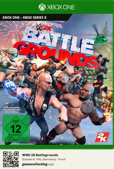 WWE 2K Battlegrounds Xbox One, Germany box front