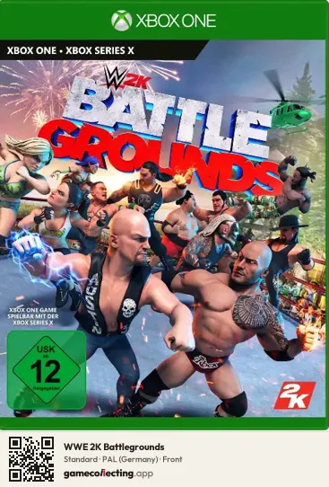 WWE 2K Battlegrounds Xbox One, Germany box front