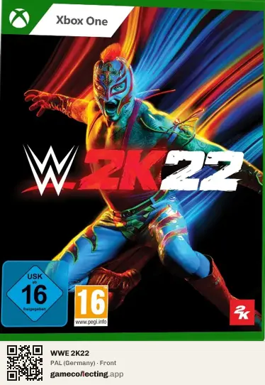 WWE 2K22 Xbox One, Germany box front