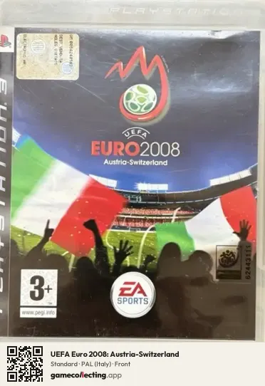 UEFA Euro 2008: Austria-Switzerland PlayStation 3, Italy box front