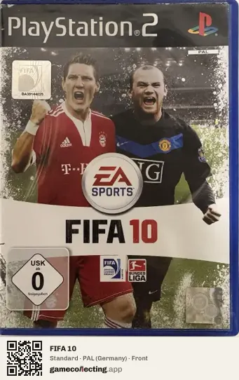 FIFA 10 PlayStation 2, Germany box front